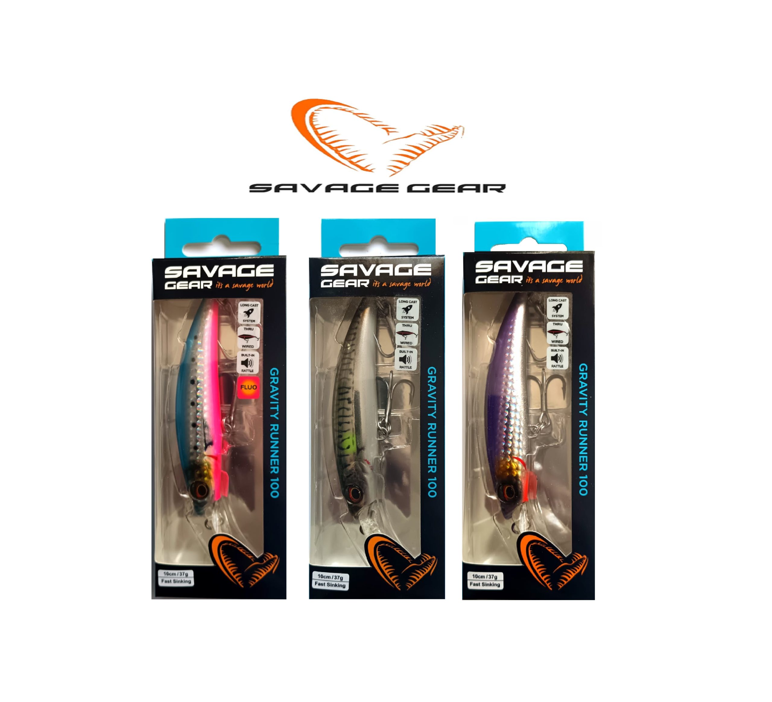 Savage Gear Gravity Runner – Jerk Affondante 100mm 55g – Long Cast